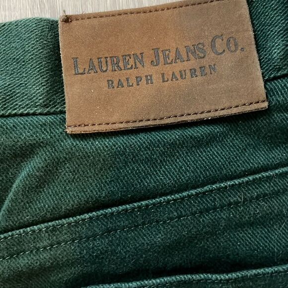 Lauren Jeans Co.Ralph Lauren Dark Green Jeans - Picture 5 of 6
